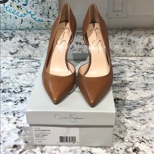 Jessica Simpson Claudette Pump Burnt Umber 7.5